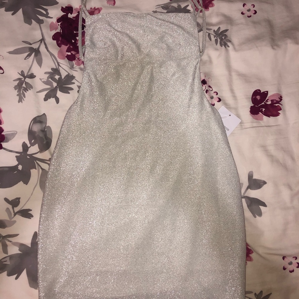 Silver Sparkly Dress